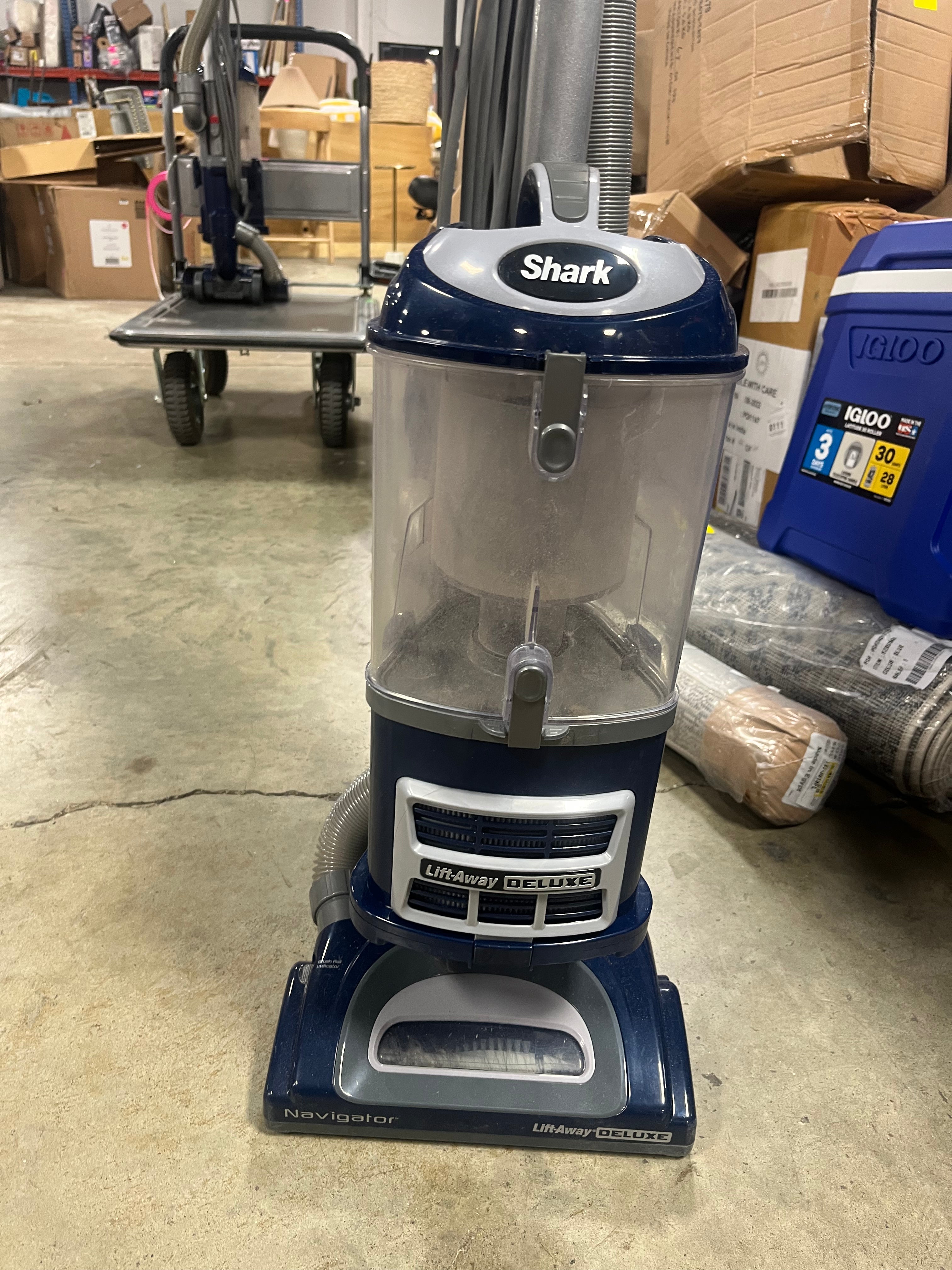 Navigator Lift-Away Deluxe Upright Vacuum - Blue : HEPA Filter, Pet Hair, Multi-Surface