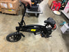 Adult Axle X  Step-Over Electric Folding Bike - Black