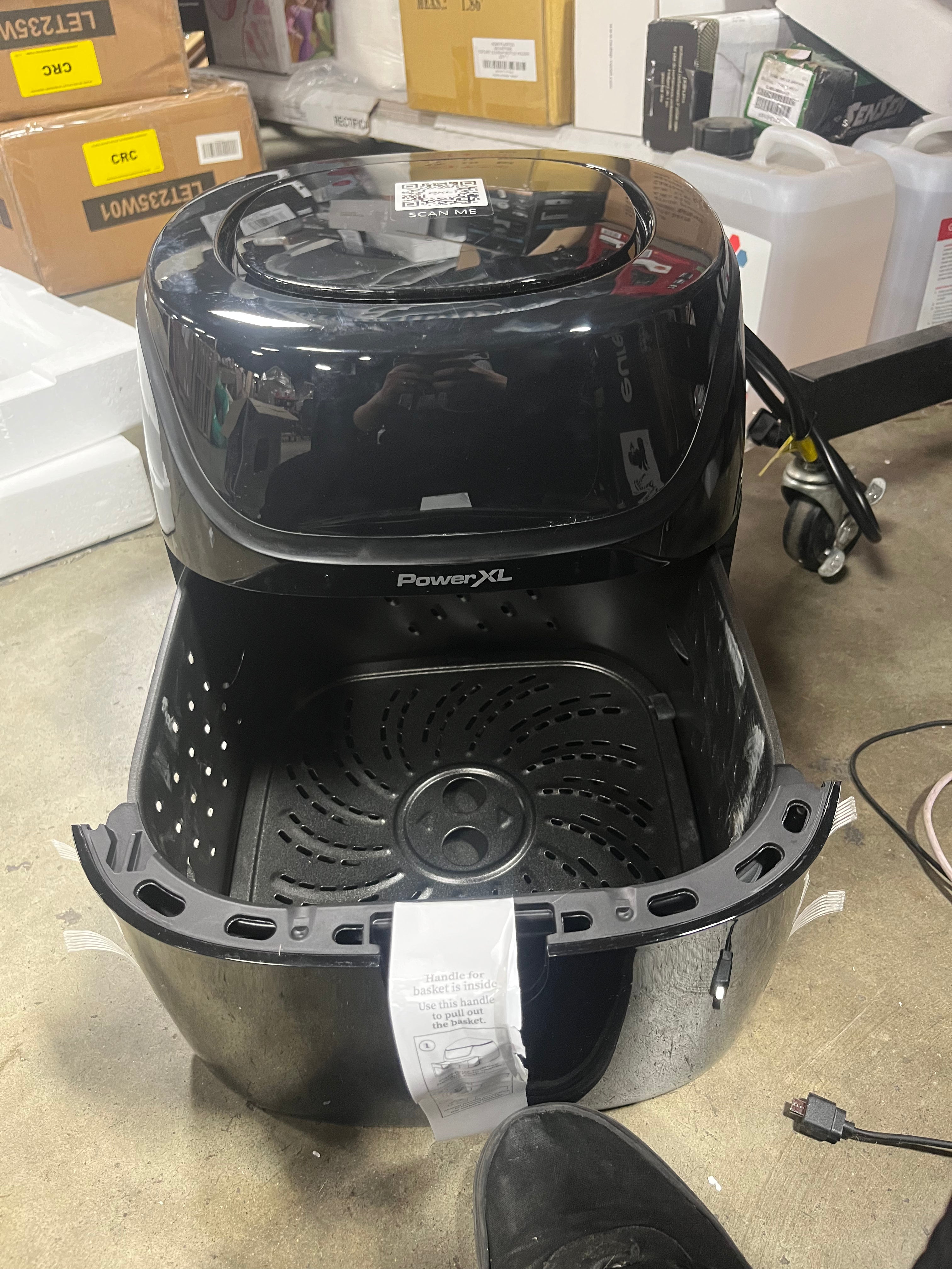Vortex Pro Air Fryer - Black: Nonstick, Dishwasher-Safe, Automatic Shut-Off