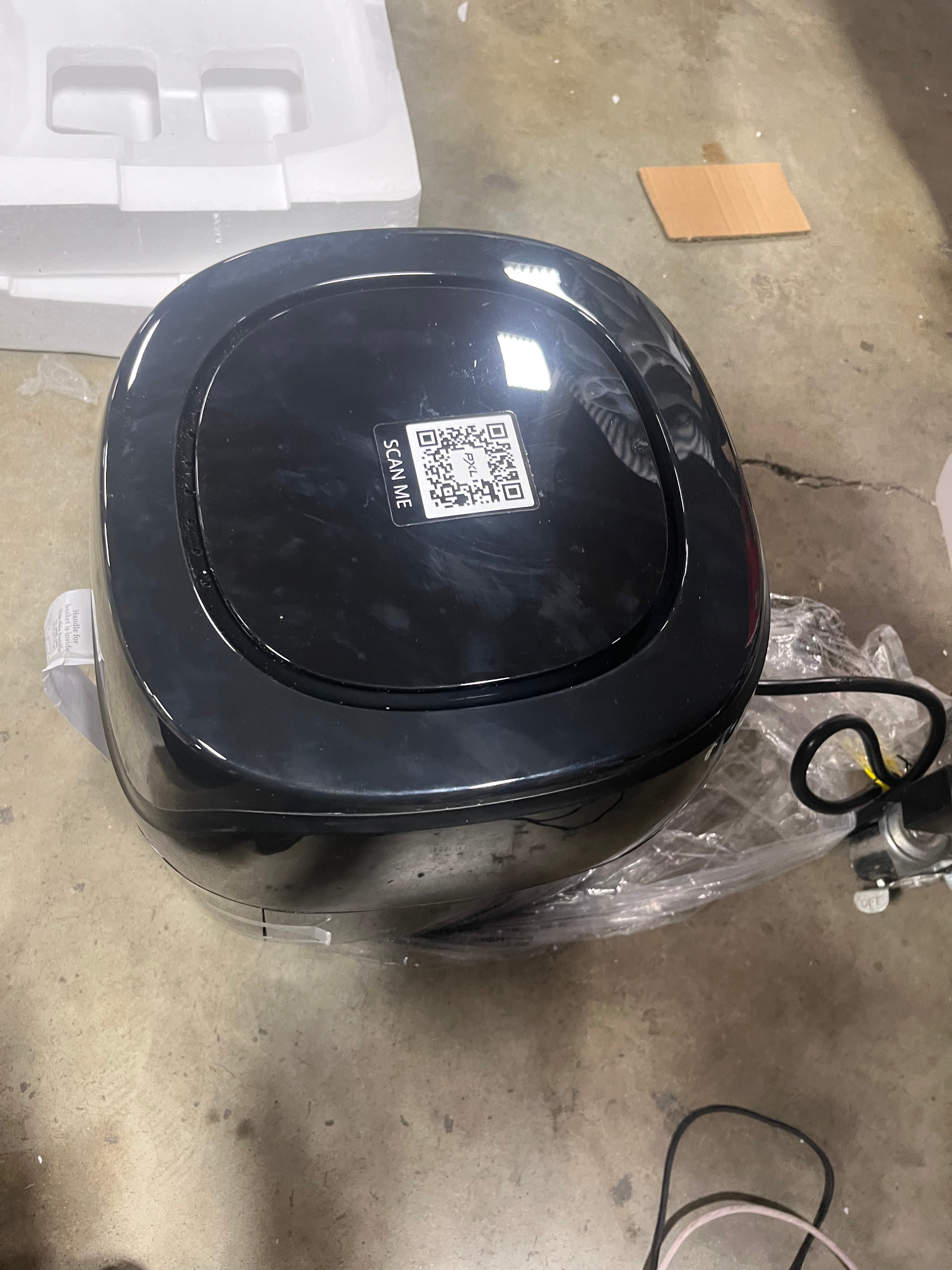 Vortex Pro Air Fryer - Black: Nonstick, Dishwasher-Safe, Automatic Shut-Off