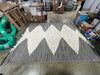 Morgan Contemporary Diamond Soft Shag Fringe Indoor Area Rug - 7'10
