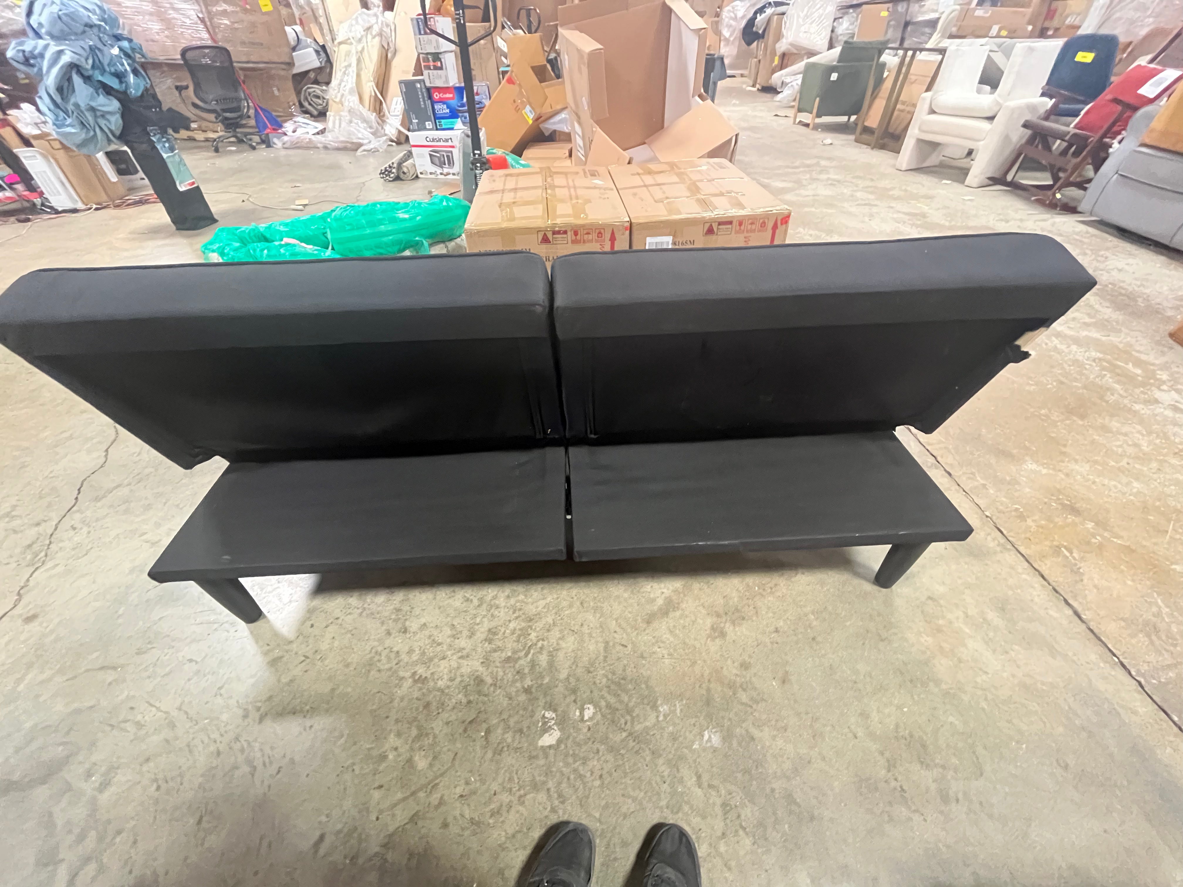 Futon Sofa Black