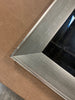 Classic Honey Silver Beveled Framed Wall Mirror