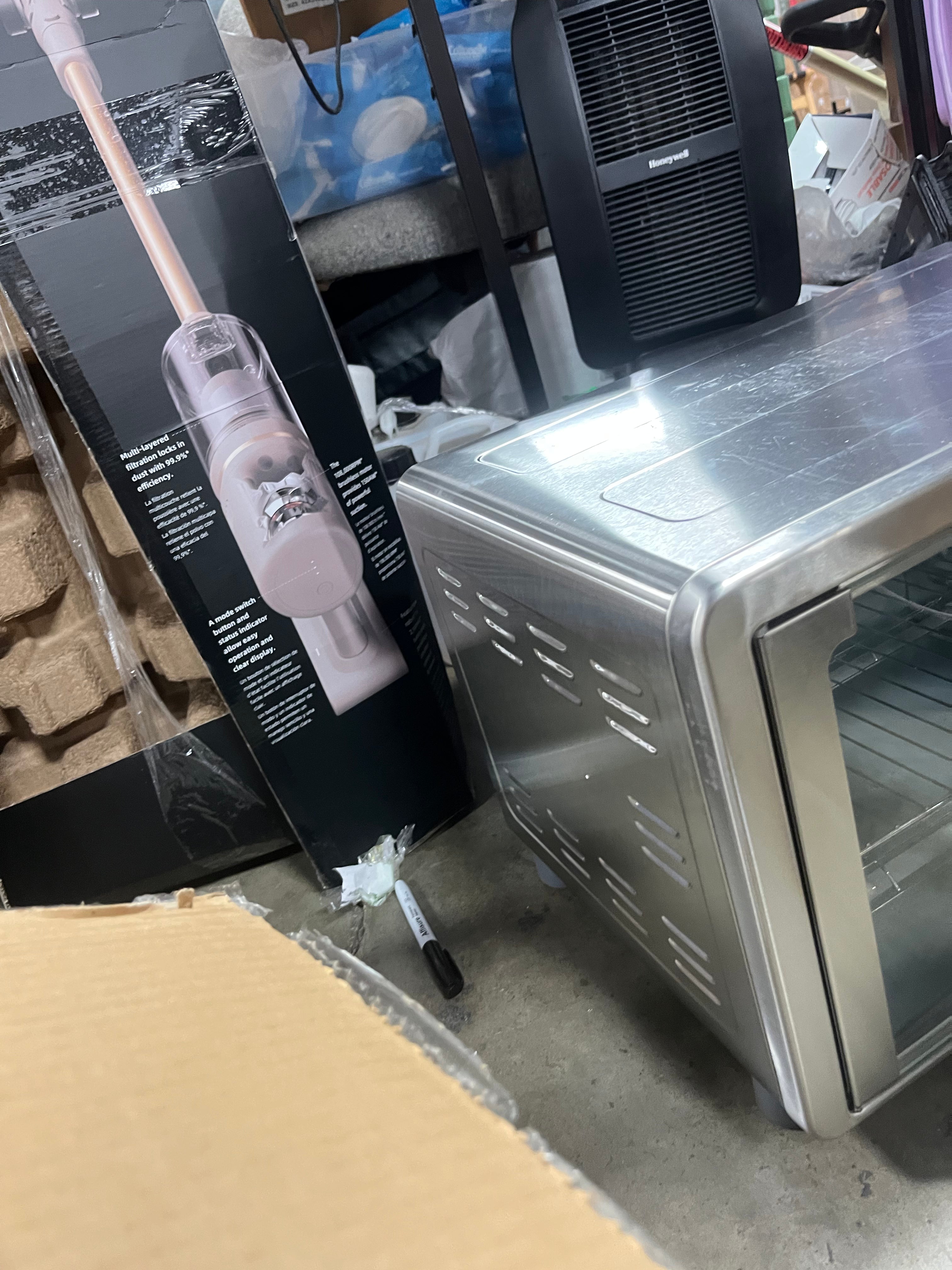 9-Slice Digital Air Fryer Oven with 14 One-Touch Cooking Functions and Auto French Doors: Convection Toaster Oven