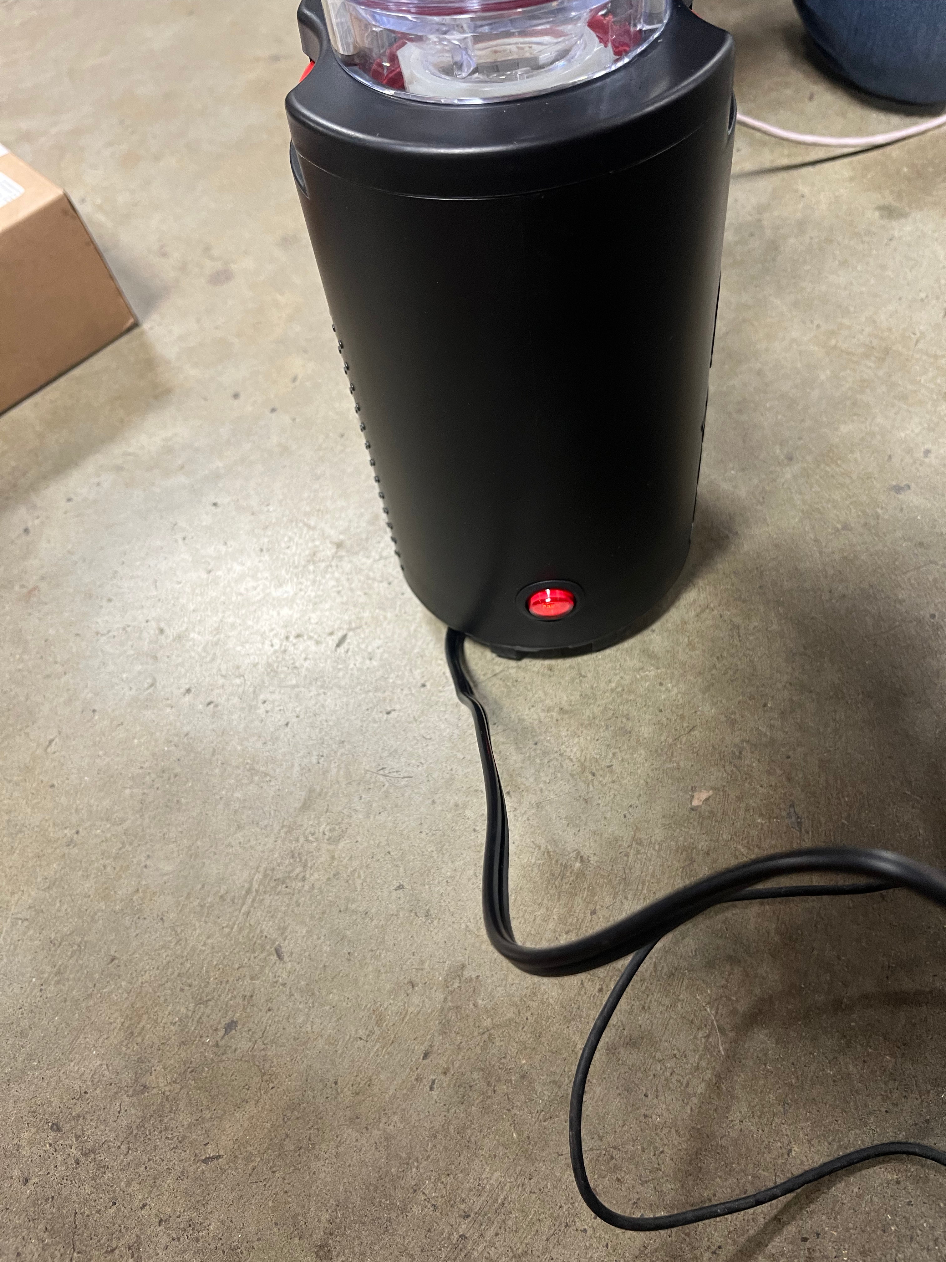 Bistro Conical Burr Electric Coffee Grinder Black: 12 Settings, Stainless Steel, BPA-Free, Coarse to Fine Grind