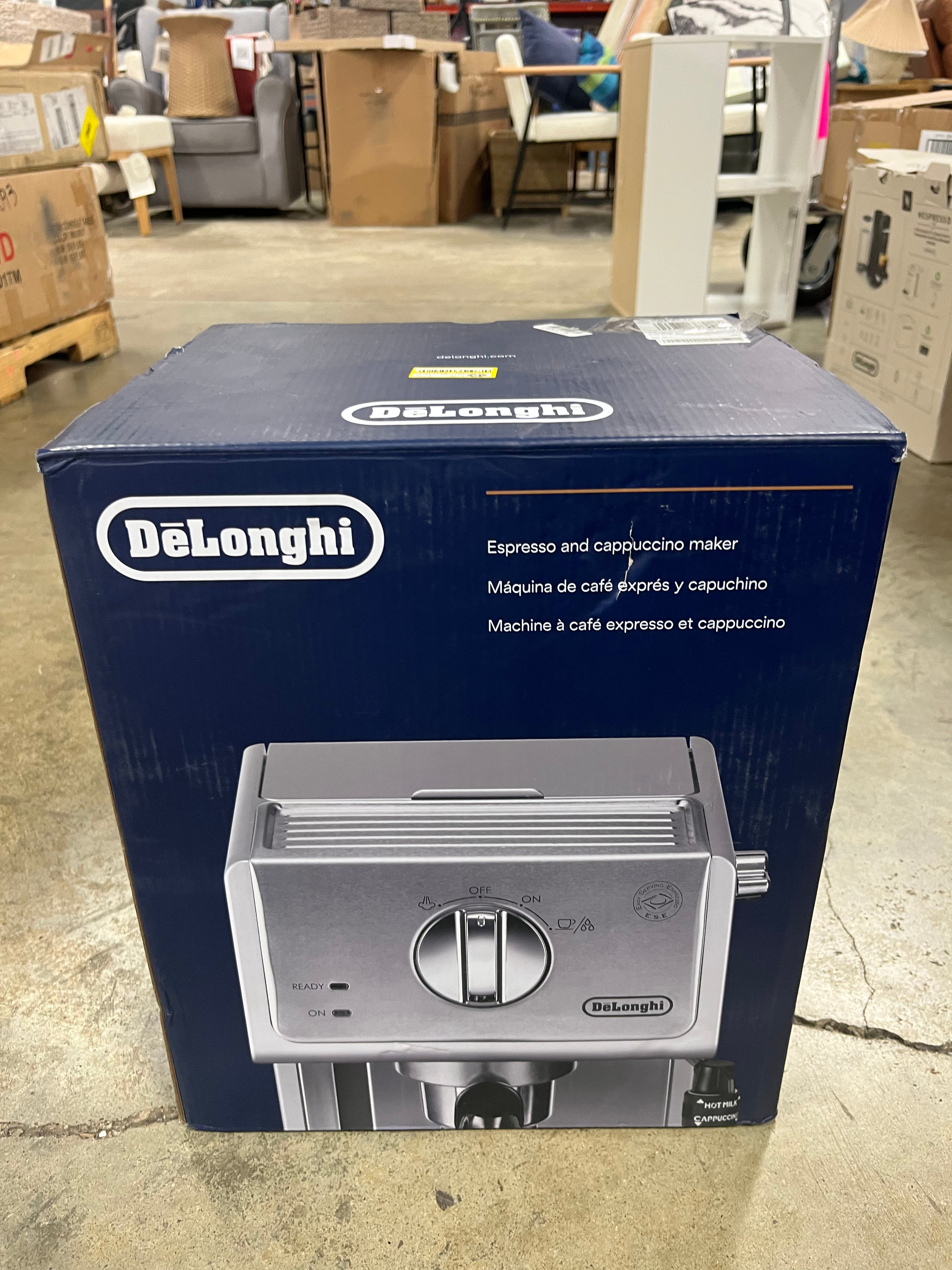 15 Bar Pump Espresso Machine : Silver, Adjustable Cup Shelf, Milk Frother, Removable Water Reservoir