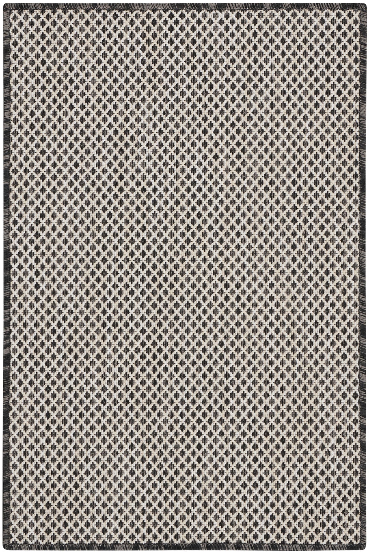 Courtyard Ivory/Charcoal Rug 9'x12'