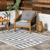 Transitional Diamond Indoor/Outdoor Area Rug, 5x8