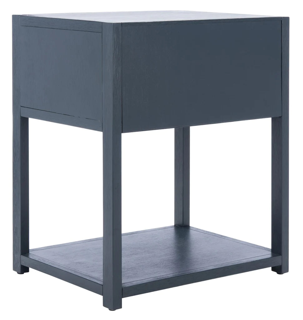 Yudi 1 Drawer 1 Shelf Nightstand - Navy