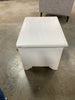 2-Drawers Antique White Wooden Nightstand