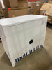 Holland Chest - Matte White, Natural, Brushed Brass