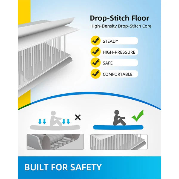 OCEANBROAD INFLATABLE KAYAK 1-PERSON, BLUE