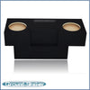 Black Dual Sealed Sub Box, Fits 82-92 Chevy Camaro