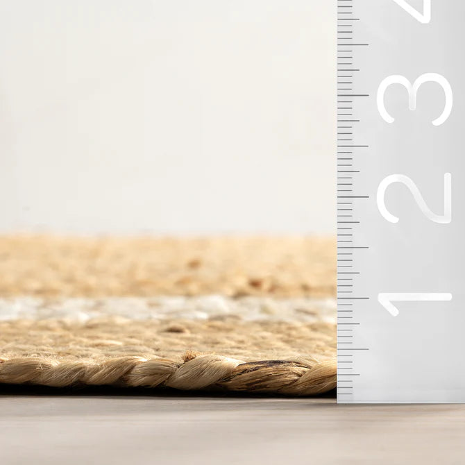 Louisa Jute Bordered Area Rug 8'x10'