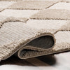 Marissa High/Low Diamond Tassel Area Rug 4'x6'
