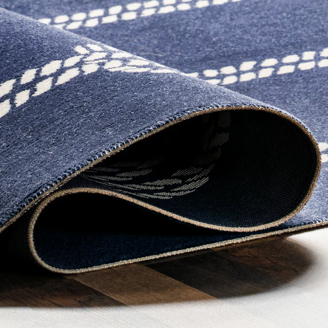 Ida Coastal Ropes Indoor/Outdoor Fringe Area Rug 4'x6'