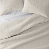 Quilted Coverlet Set In Solid Color Floral Stitch Full/Queen