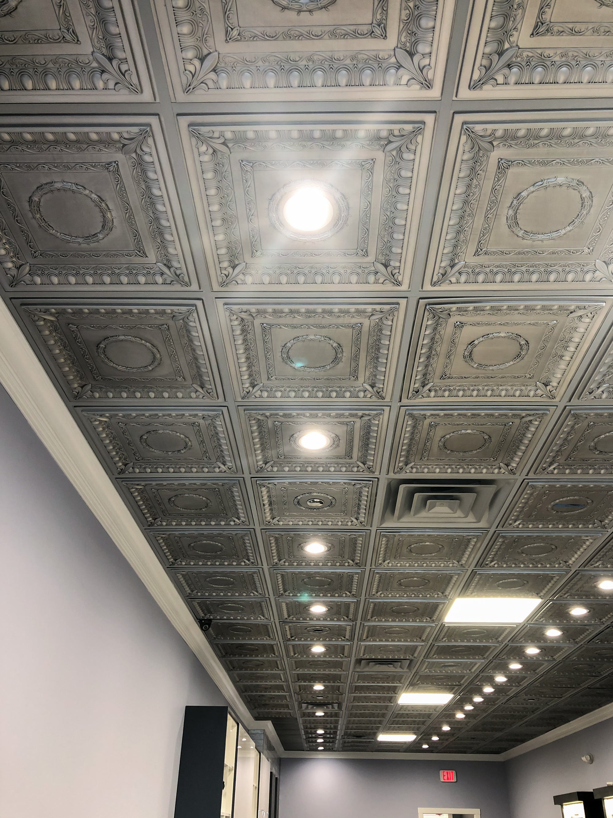 Regal Ceiling Tile - Dusky Nickel - 10 Tiles