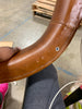 Avery armchair - Leather and steel