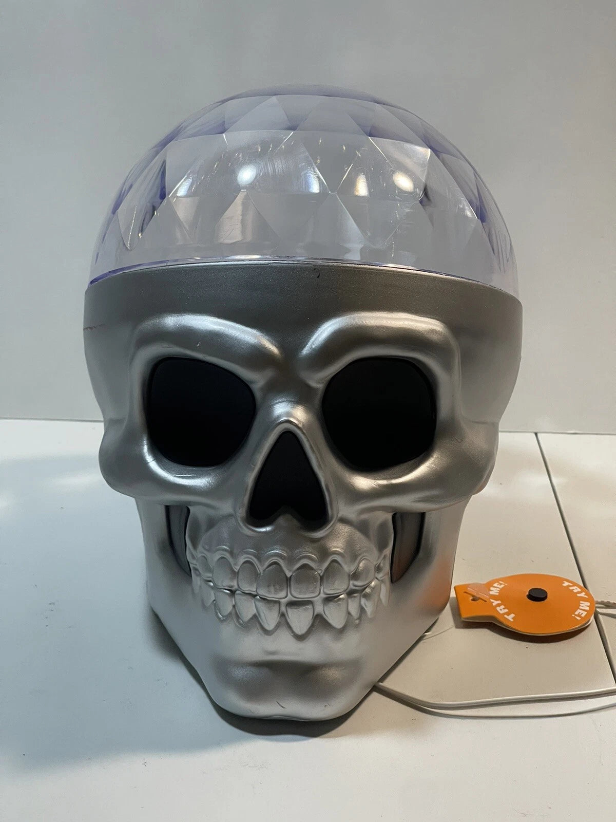 LED Disco Neon Halloween Sound And Lights Skull