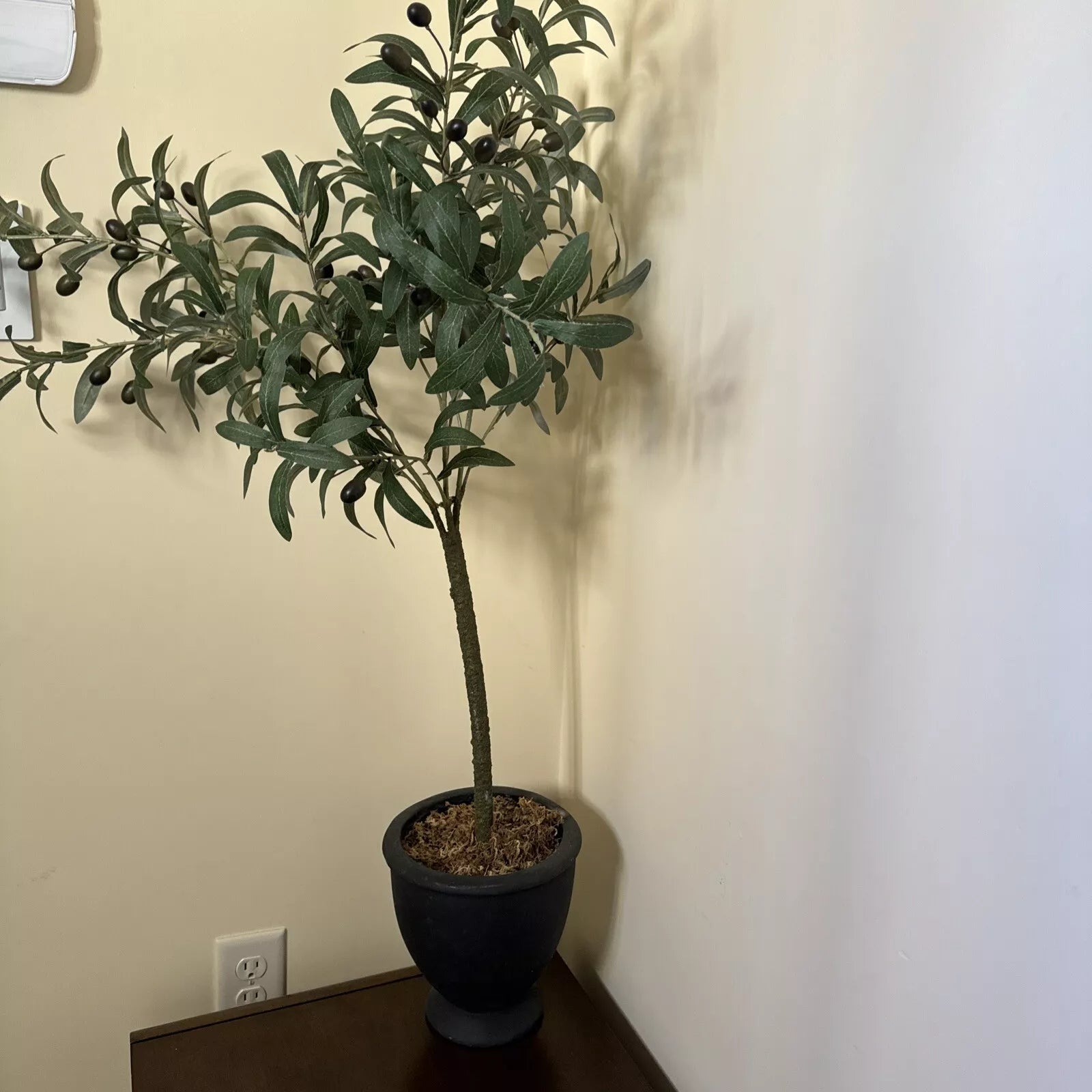 Small Potted Artificial Olive Tree