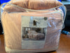 8pc Queen Luxe Velvet Comforter Set - Salmon Pink
