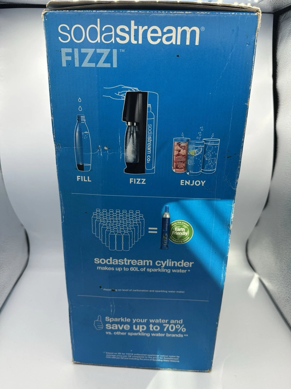 Fizzi Sparkling Water/Soda Maker Starter Pack Black