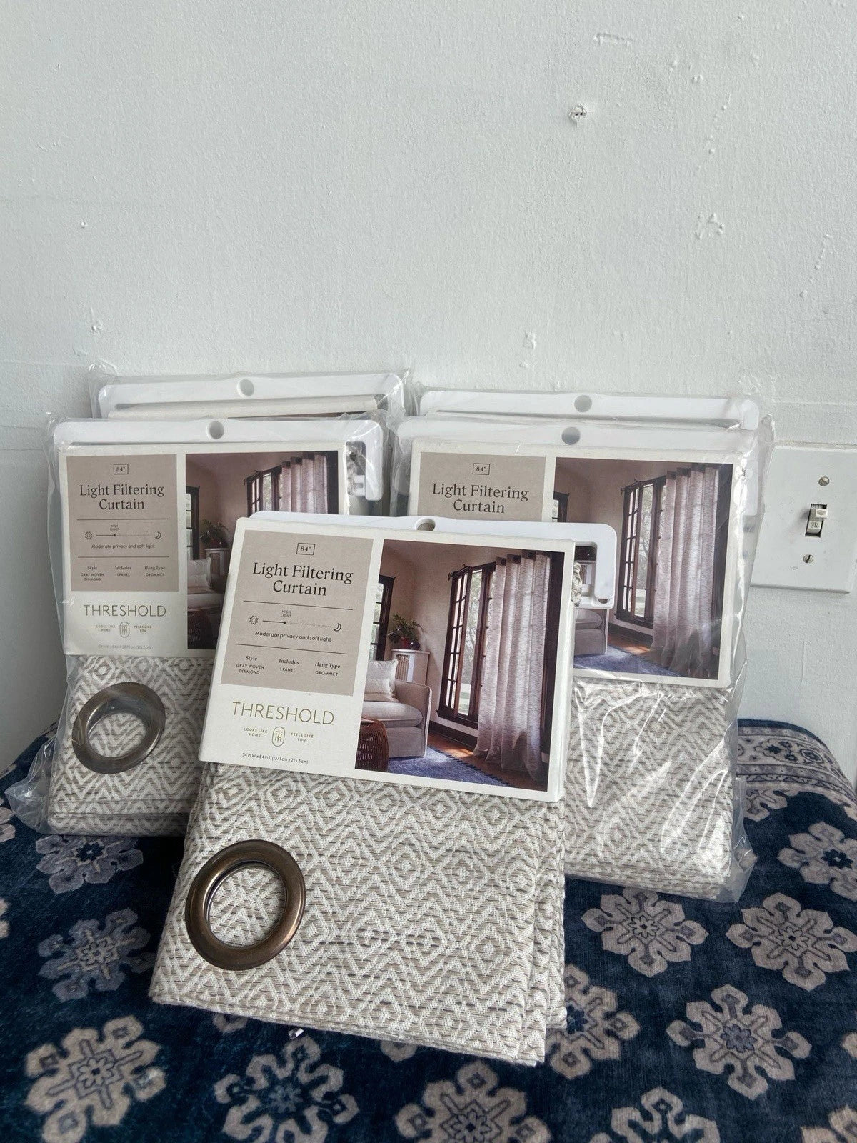 Light Filtering Curtains - Set of 2