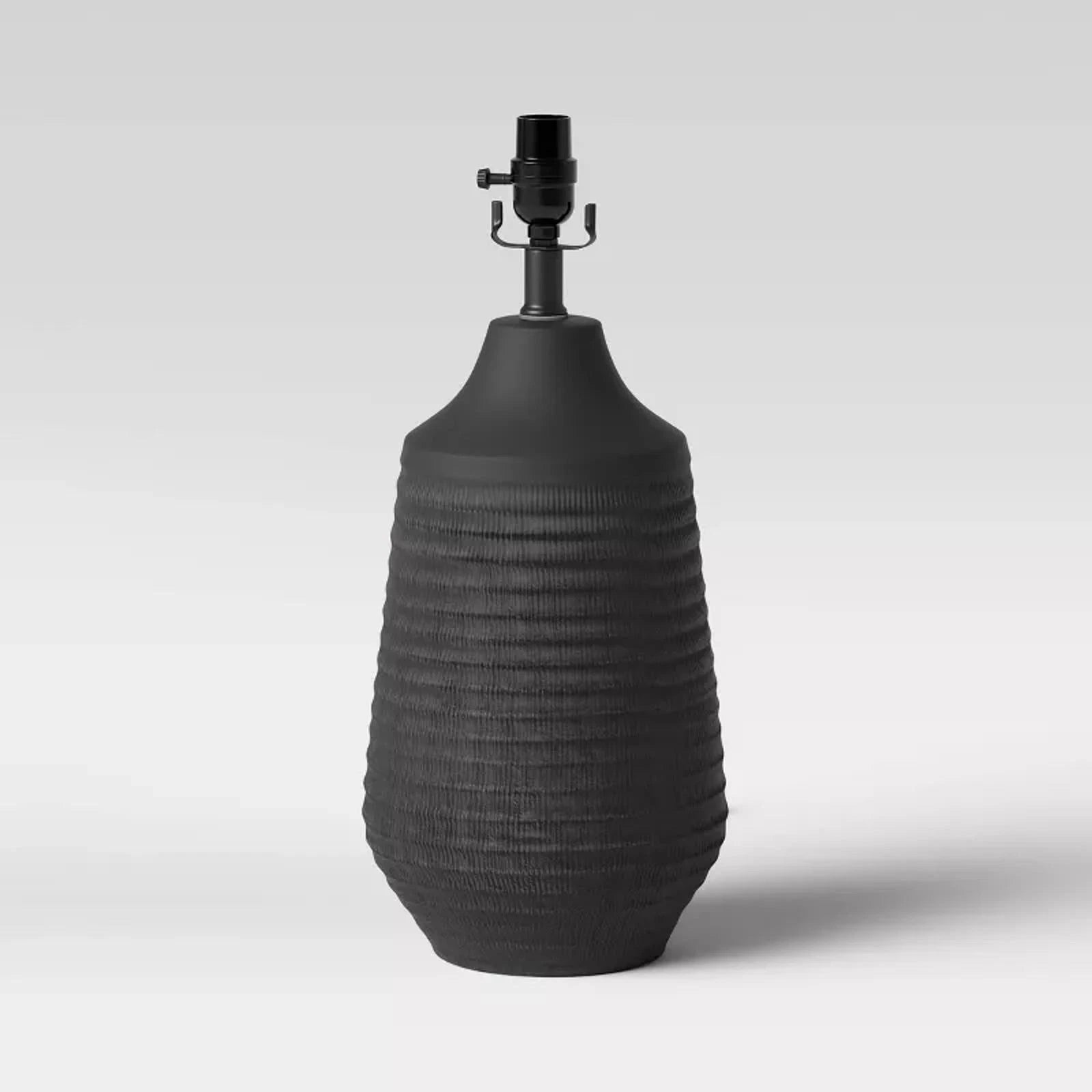Modern Black Ceramic Table Lamp Base