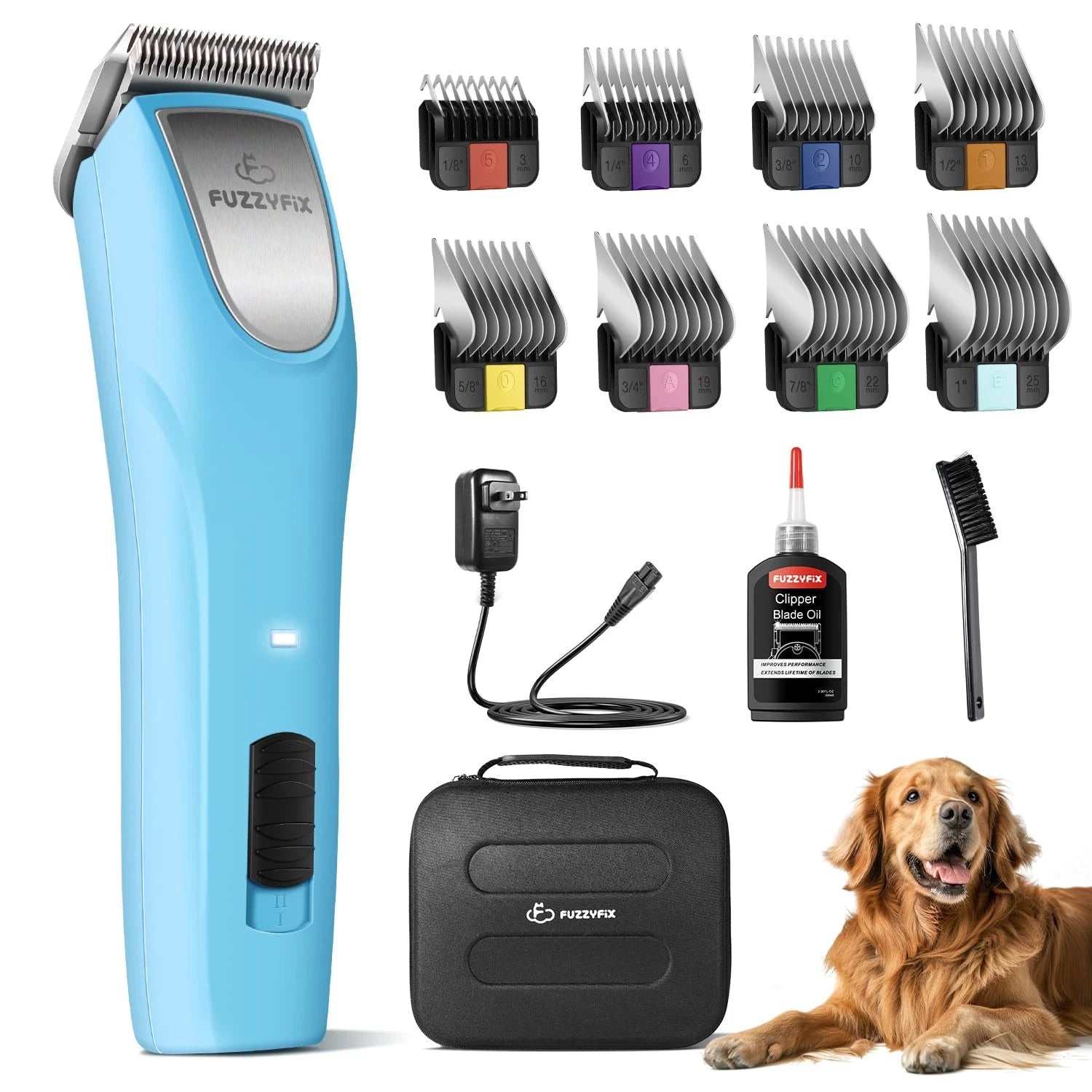 Professional Dog Clippers for Grooming - 2 Speed Pet Grooming Kit