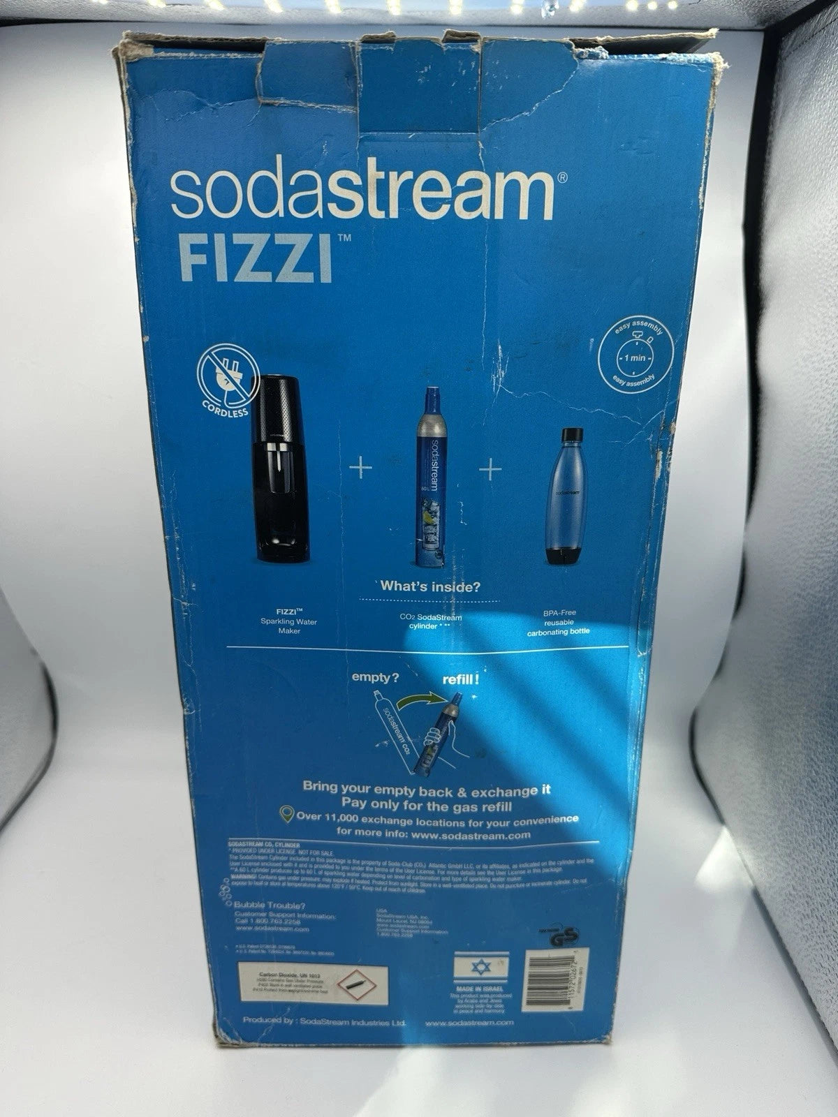 Fizzi Sparkling Water/Soda Maker Starter Pack Black