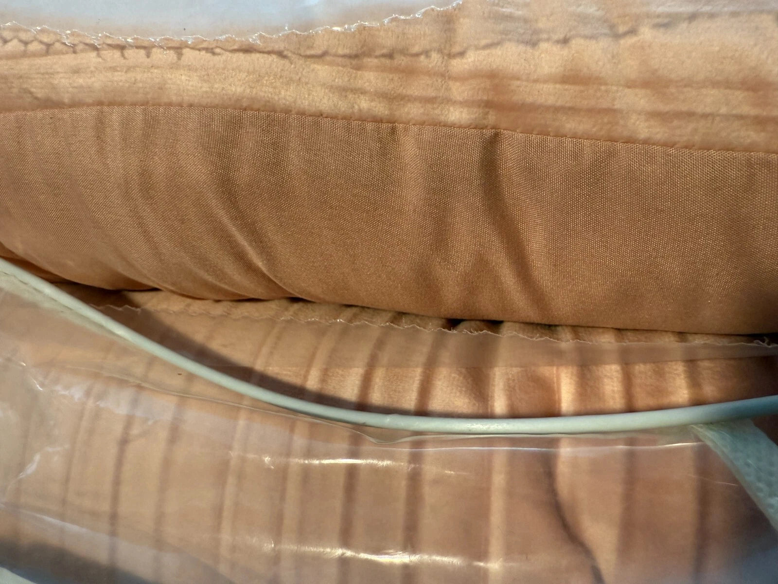 8pc Queen Luxe Velvet Comforter Set - Salmon Pink