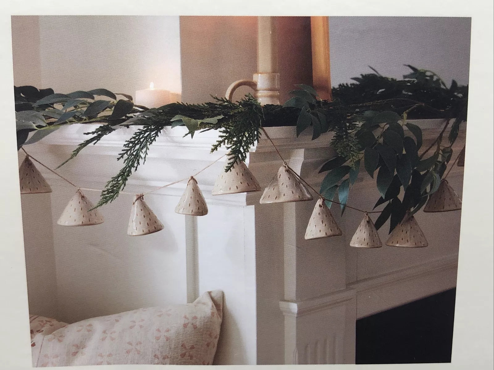 Ceramic Bell Garland