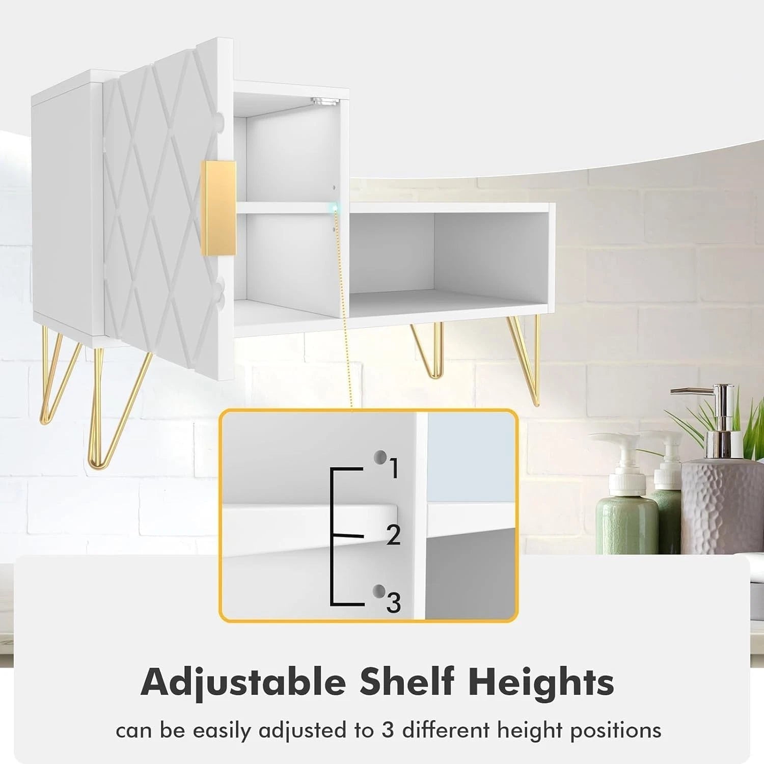 Entryway Shoe Bench, Storage Bench, White