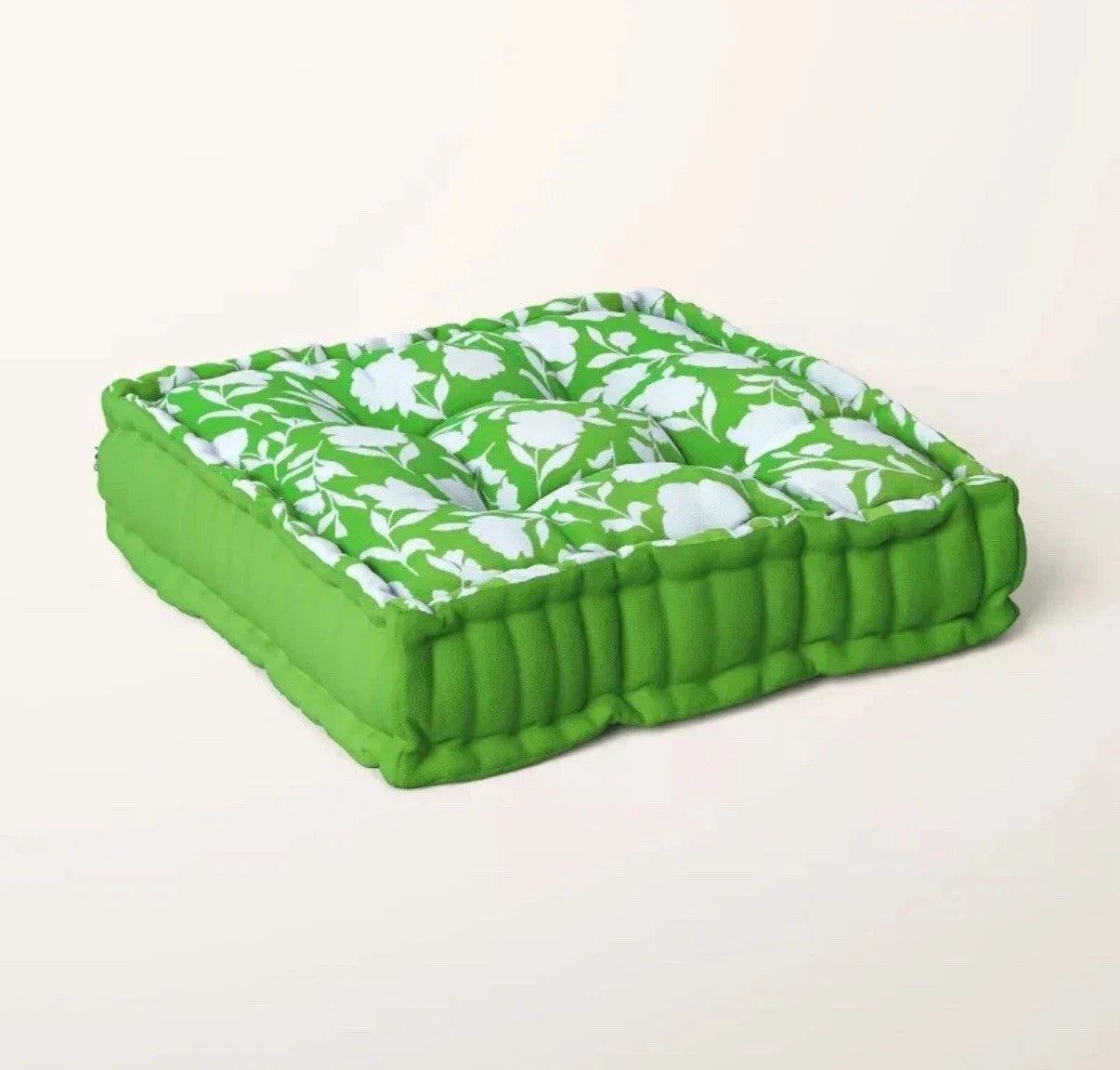 26"x26" Kate Spade NY x Target Classic Rose Floor Cushion - Green SHOWROOM ITEM