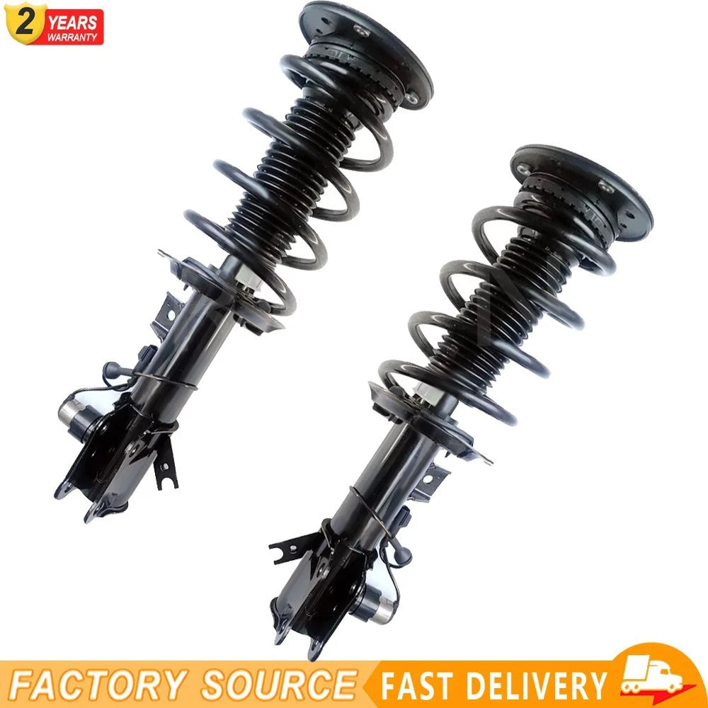 Pair For 2013-2020 Lincoln MKZ Front Shock Absorber Struts Spring Assys Electric