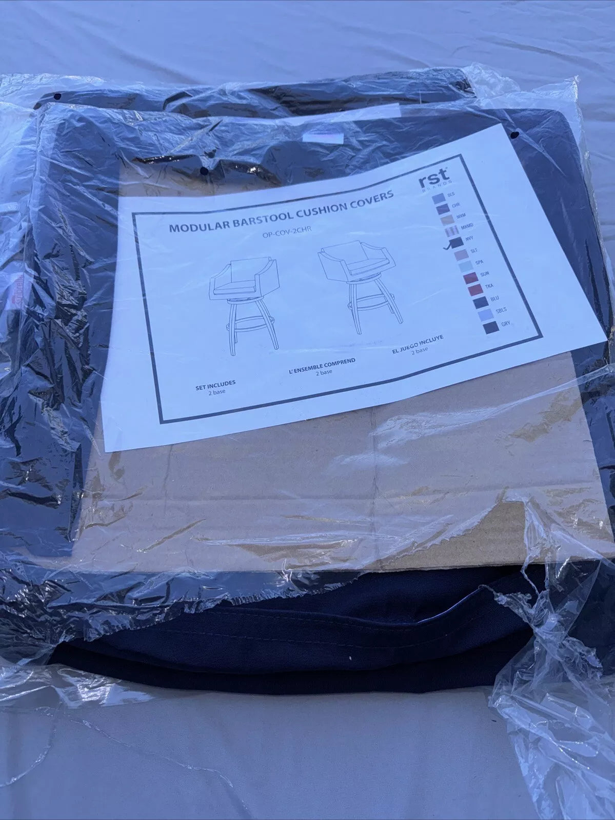 Modular Barstool Cushion Covers Set of 4