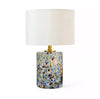 Dot Glass Cylinder Accent Table Lamp