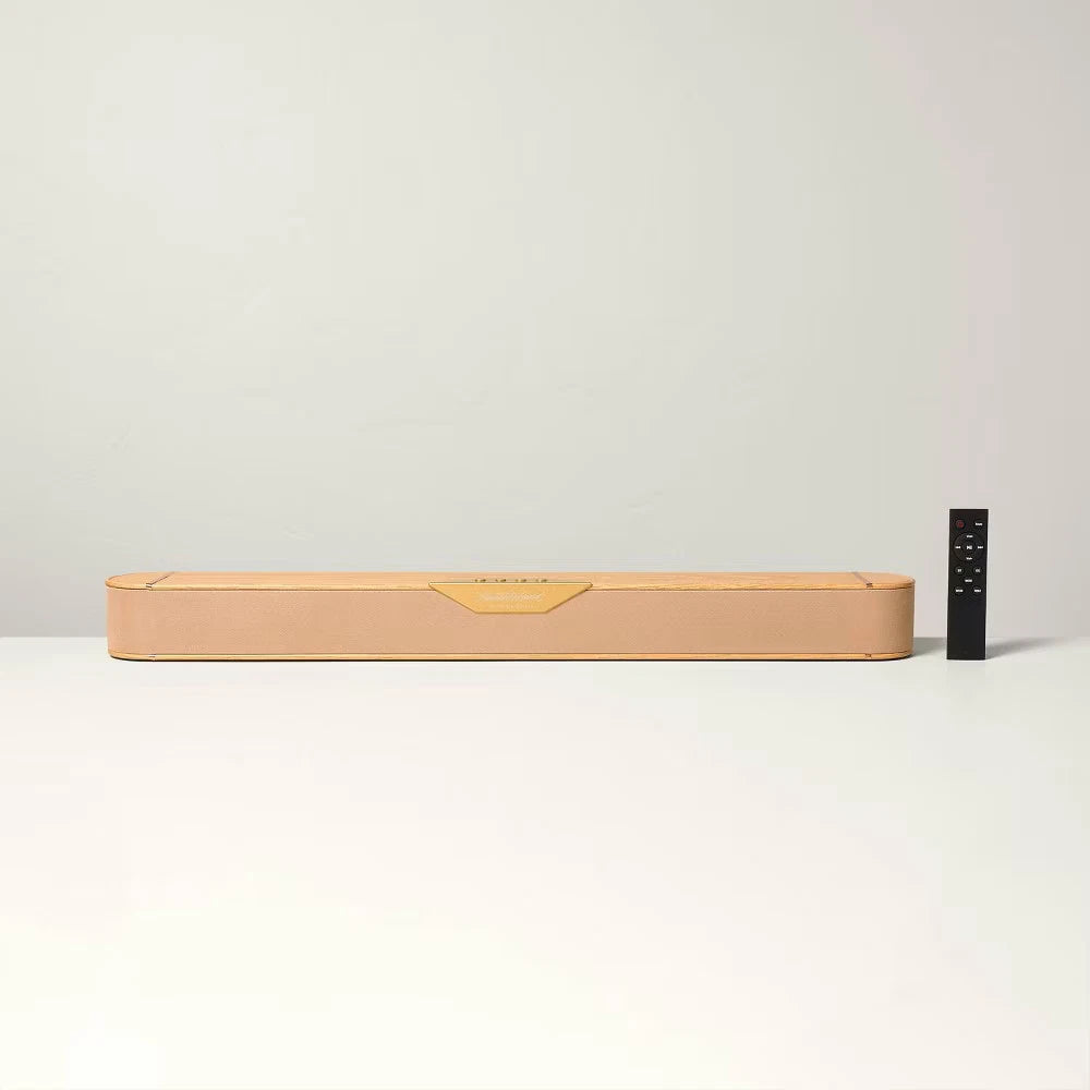 Wood & Brass Finish Dolby Digital Soundbar