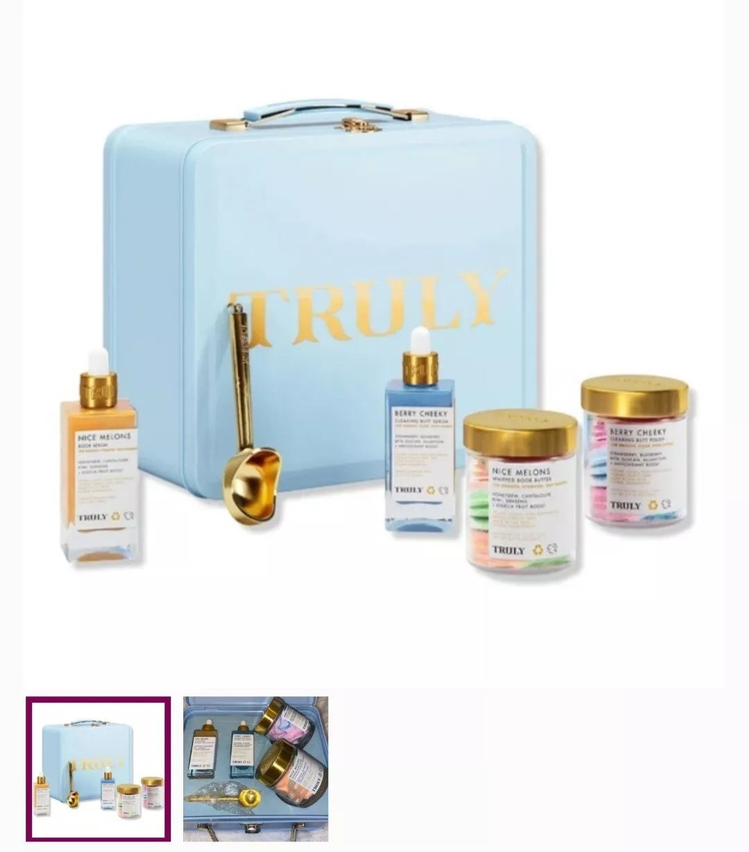 Blue Tin Bath & Body Gift Set