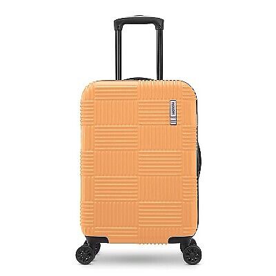 NXT Checkered Hardside Carry On Spinner Suitcase