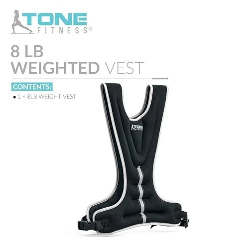 Tone Fitness Weighted Vest Black