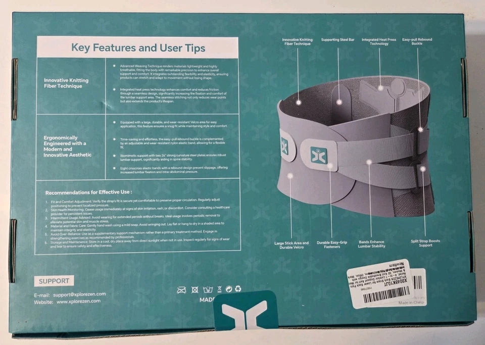 Adjustable Lumbar Support Lower Back Belt Brace Pain Relief