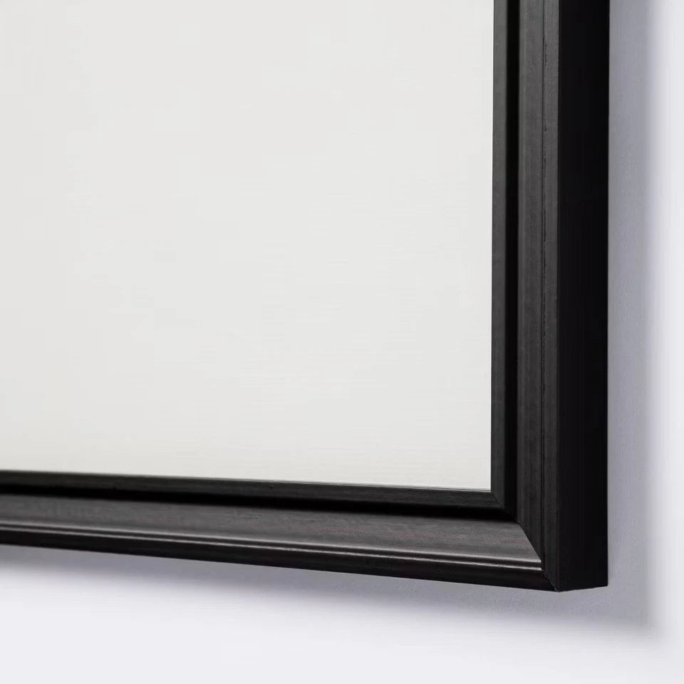 Matted to Gallery Frame Art Black