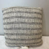 1-Piece Gray Stripe Toss Pillows