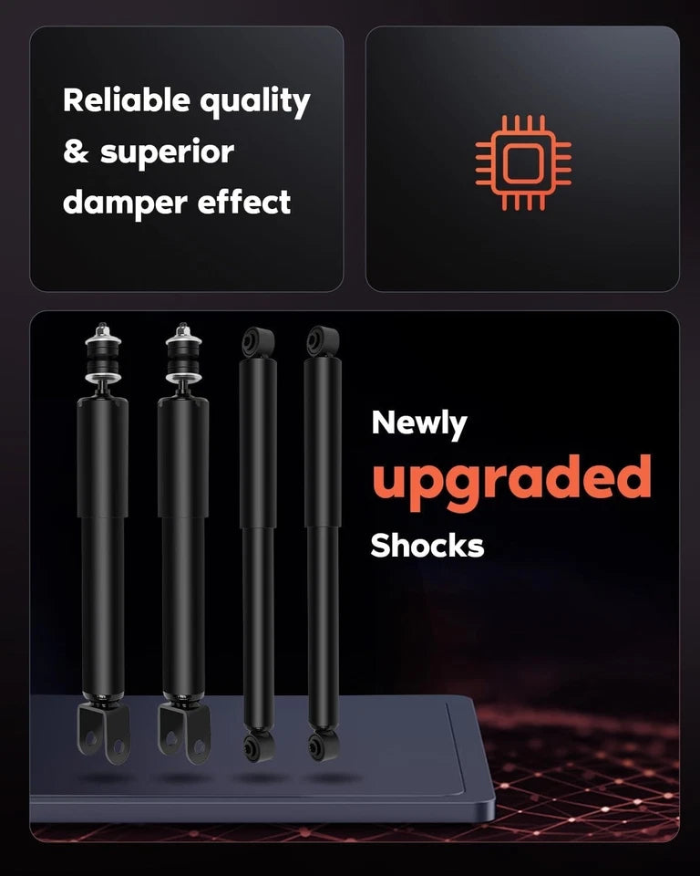 4 x Front Rear Shock Absorbers Fit for 2002-2006 for Chevrolet Avalanche