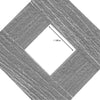 California Redwood Privacy Diamond Vinyl Lattice Panel - Framed - Set of 2