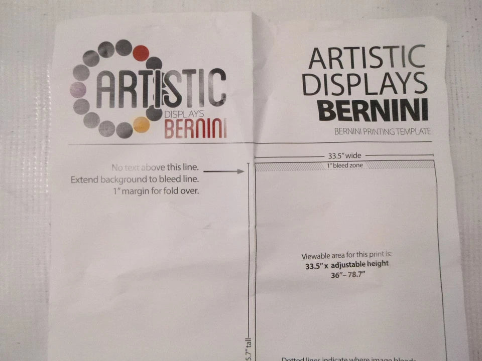 Artistic Displays Bernini Banner Stand Adjustable Height