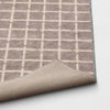 Washable Small Checkered Area Rug Gray - 4'x5'