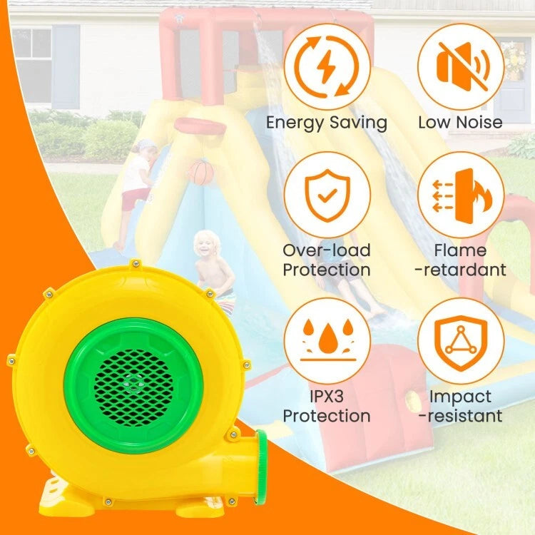 Portable Air Blower Air Pump Fan Convenient Integrated Handle 4Ground Stake